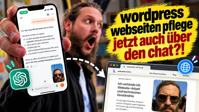 Produktdemo des WordPress-Assistenten: vom Chat zur gepflegten WordPress-Website
